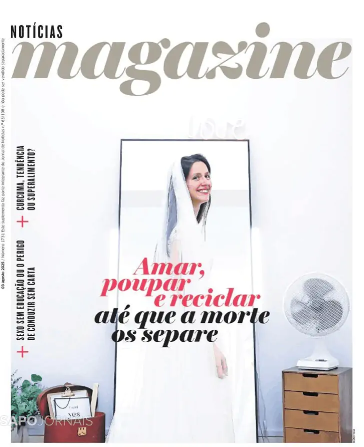 Capa jornal Notícias Magazine/JN 2025-08-03