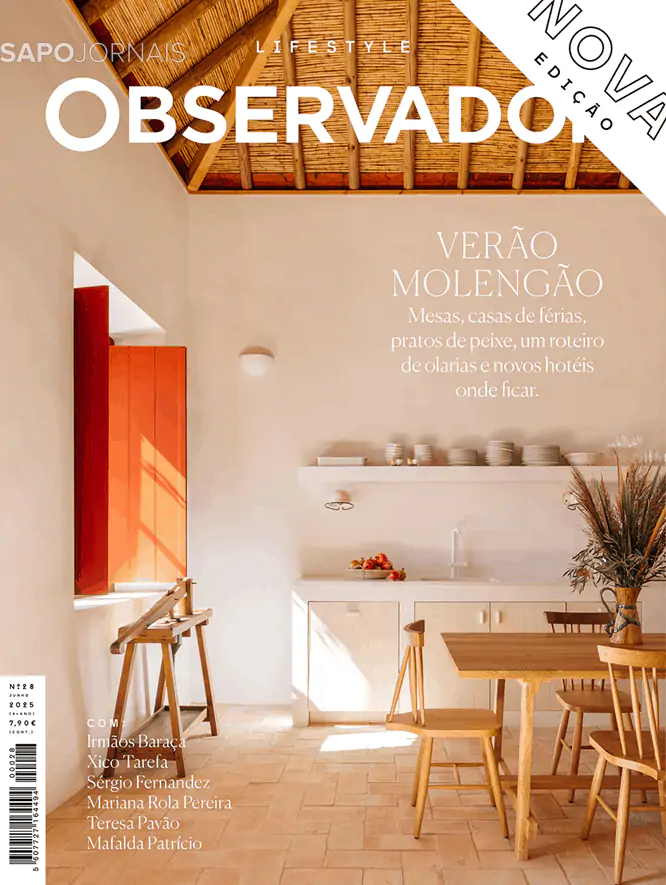 Capa jornal Observador Lifestyle 2025-08-04