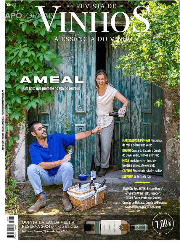Capa jornal Revista de Vinhos 2025-08-05