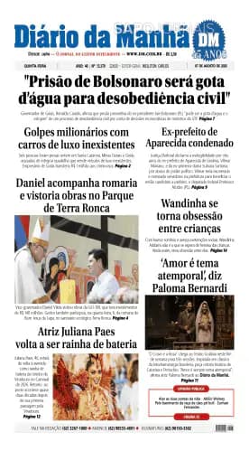 Capa jornal Diário da Manhã 2025-08-07
