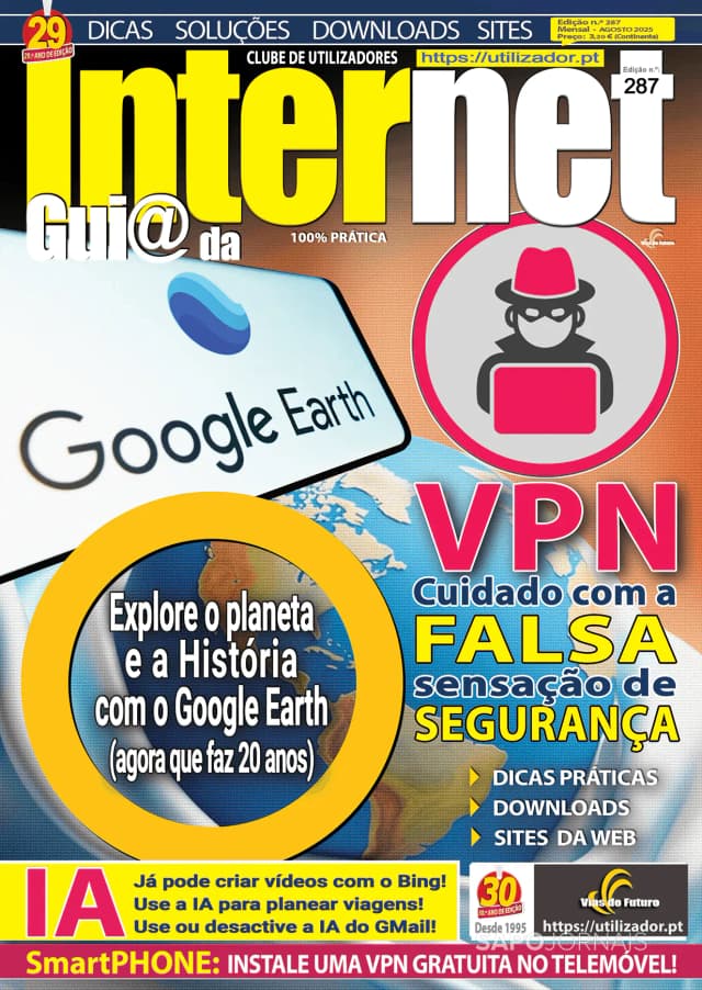 Capa jornal Guia da INTERNET 2025-08-08