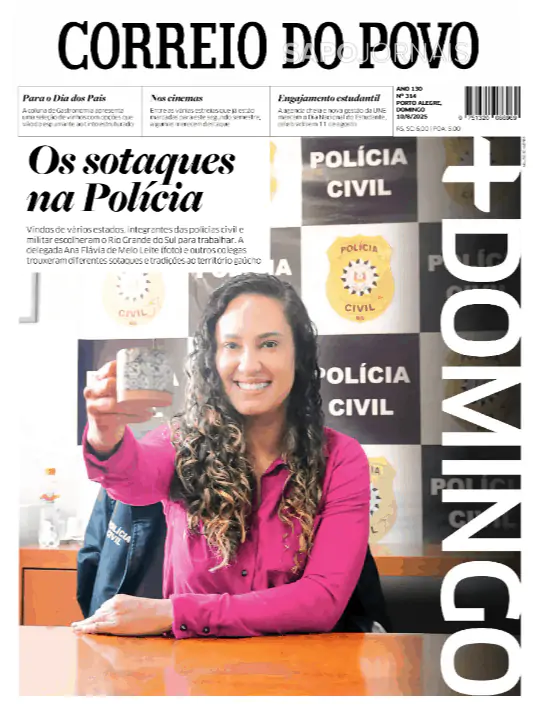 Capa jornal Correio do Povo 2025-08-10